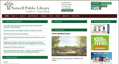 Desktop Screenshot of norwellpubliclibrary.org